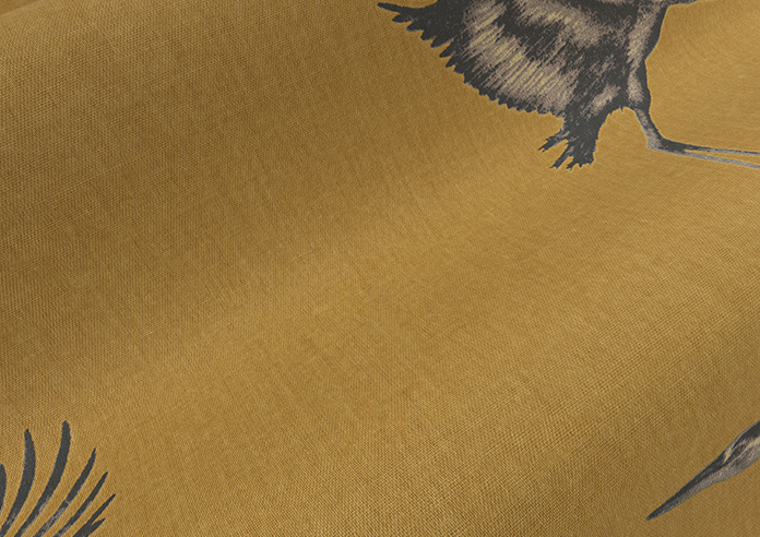Cranes, Gilt - Roman Blind - Image 4